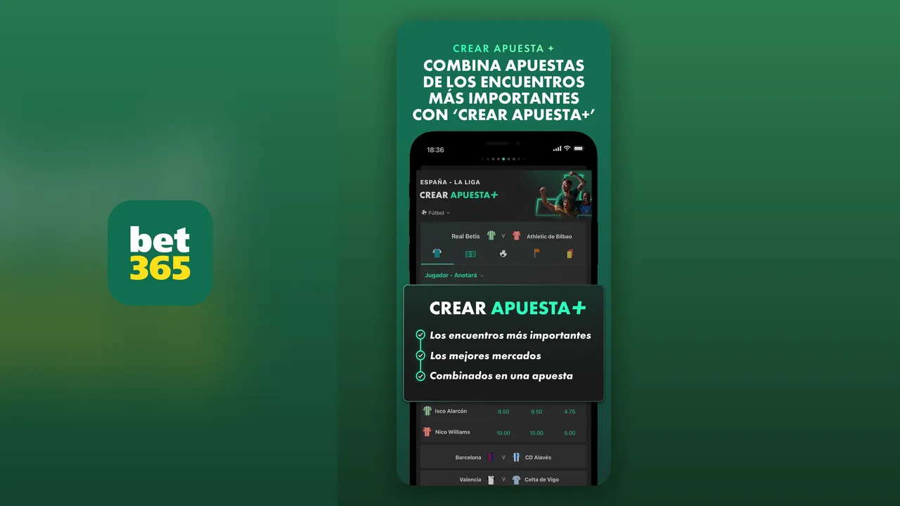 Captura oficial de la app de Bet365 en la App Store española