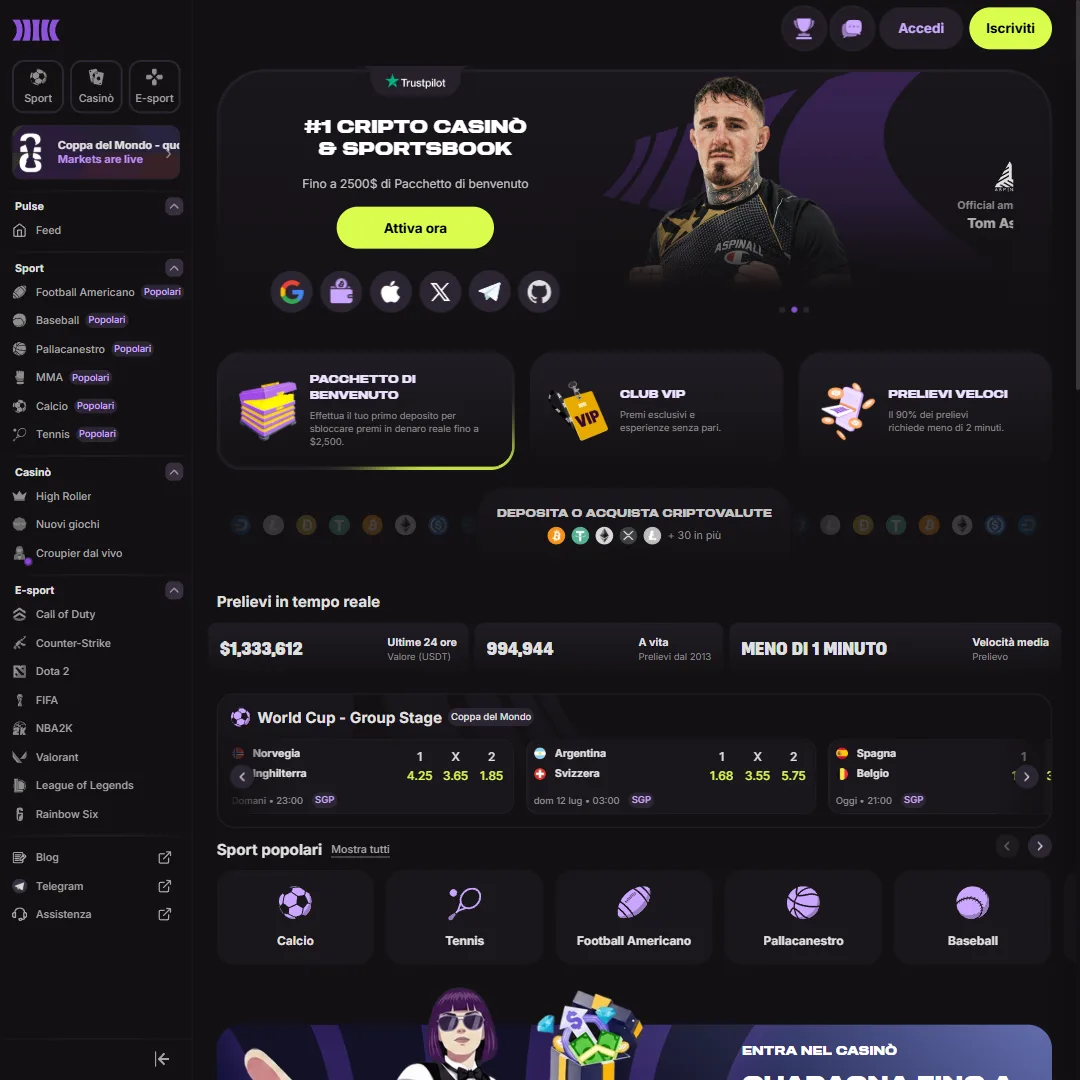 Cloudbet — casa de apuestas